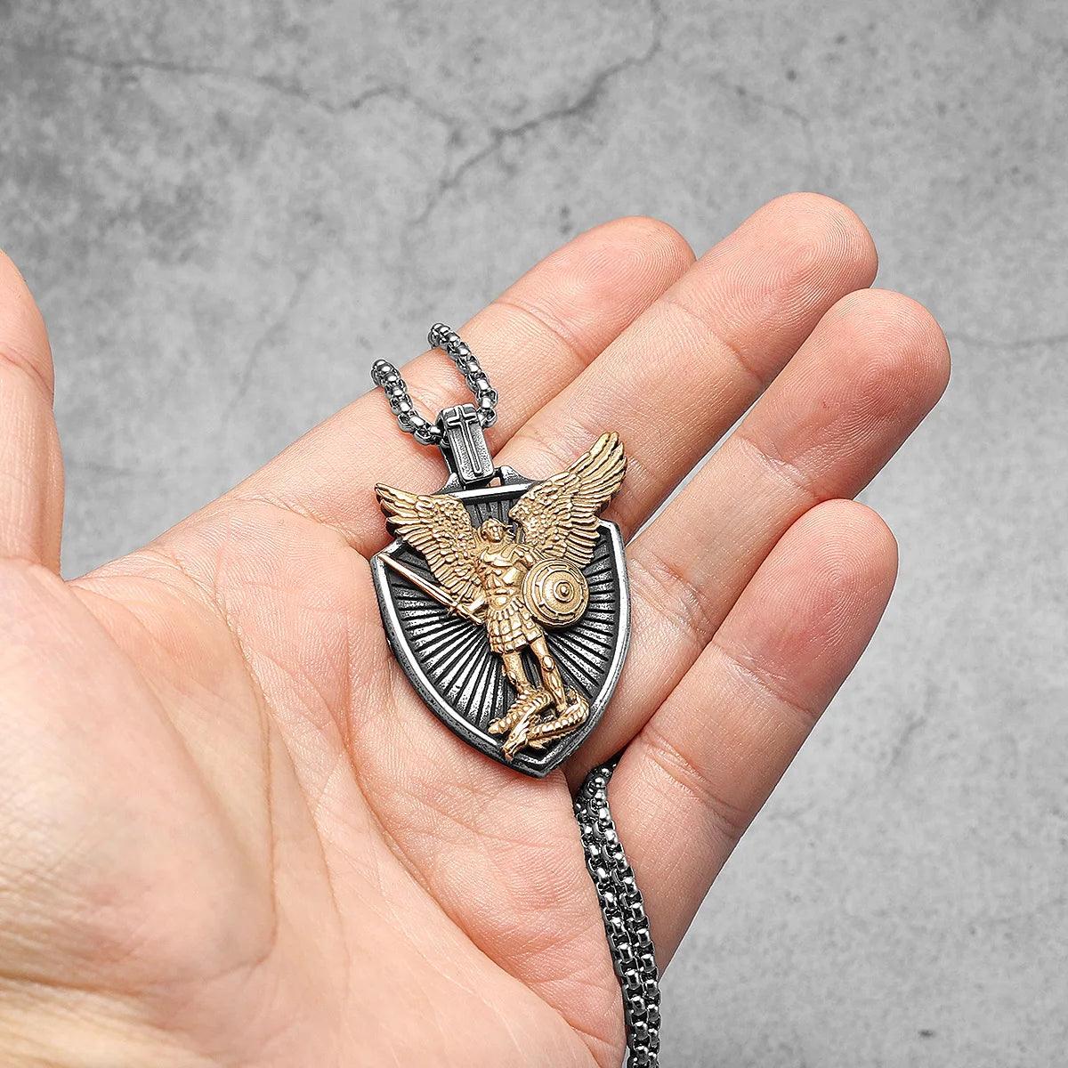Archangel Michael Wings Necklace-Viarello