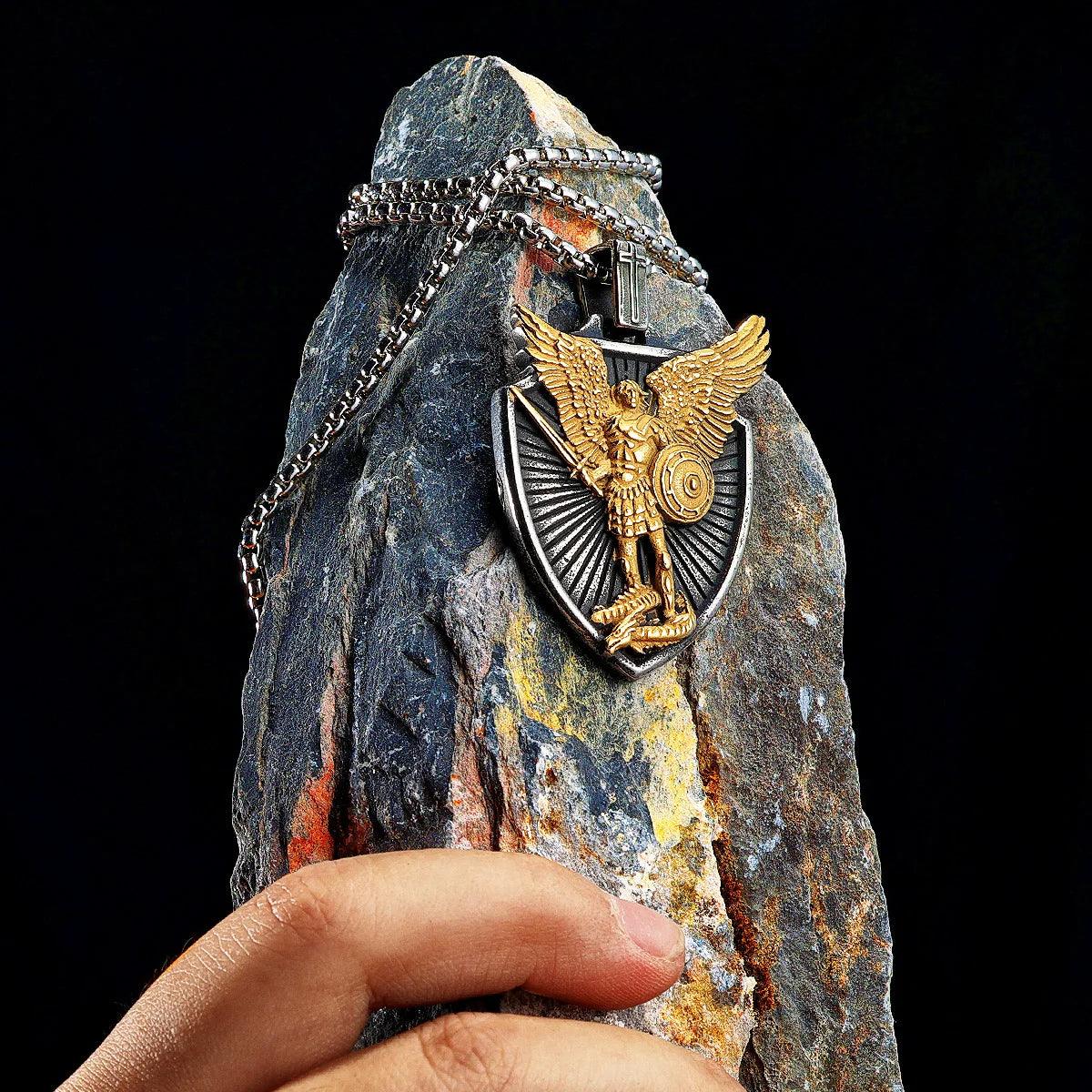 Archangel Michael Wings Necklace-Viarello