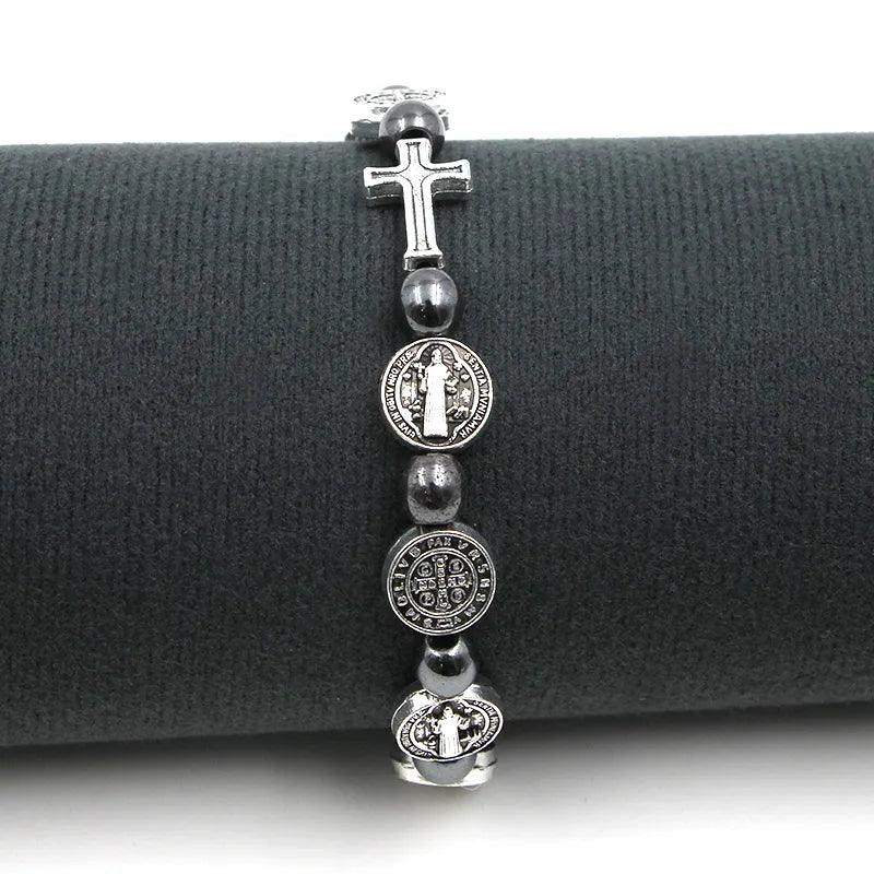 Devotional Saint Benedict Bracelet-Viarello