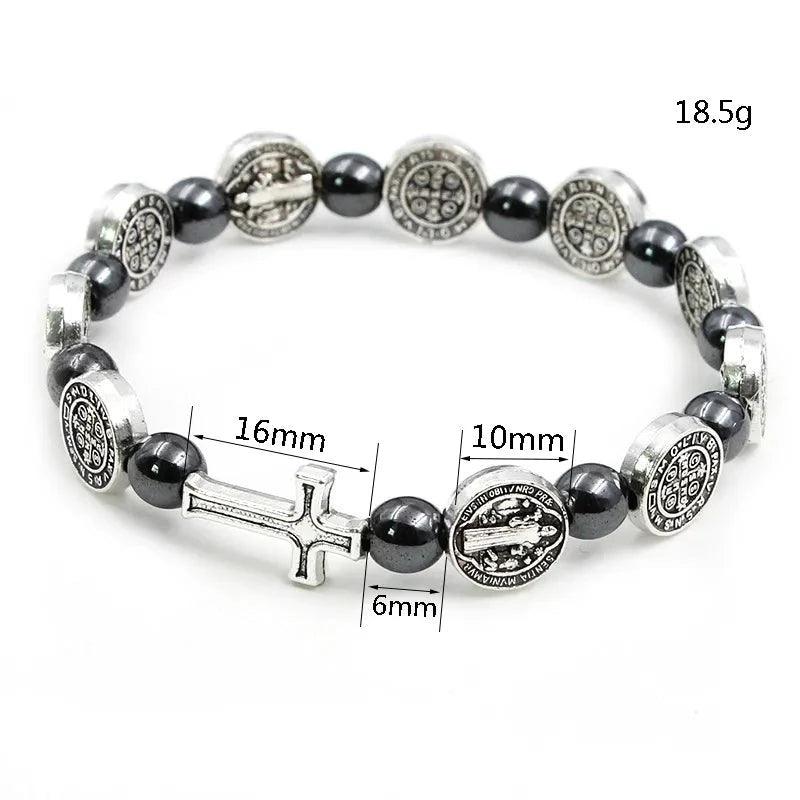 Devotional Saint Benedict Bracelet-Viarello