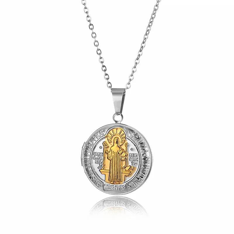 Double-sided St. Benedict necklace-Viarello