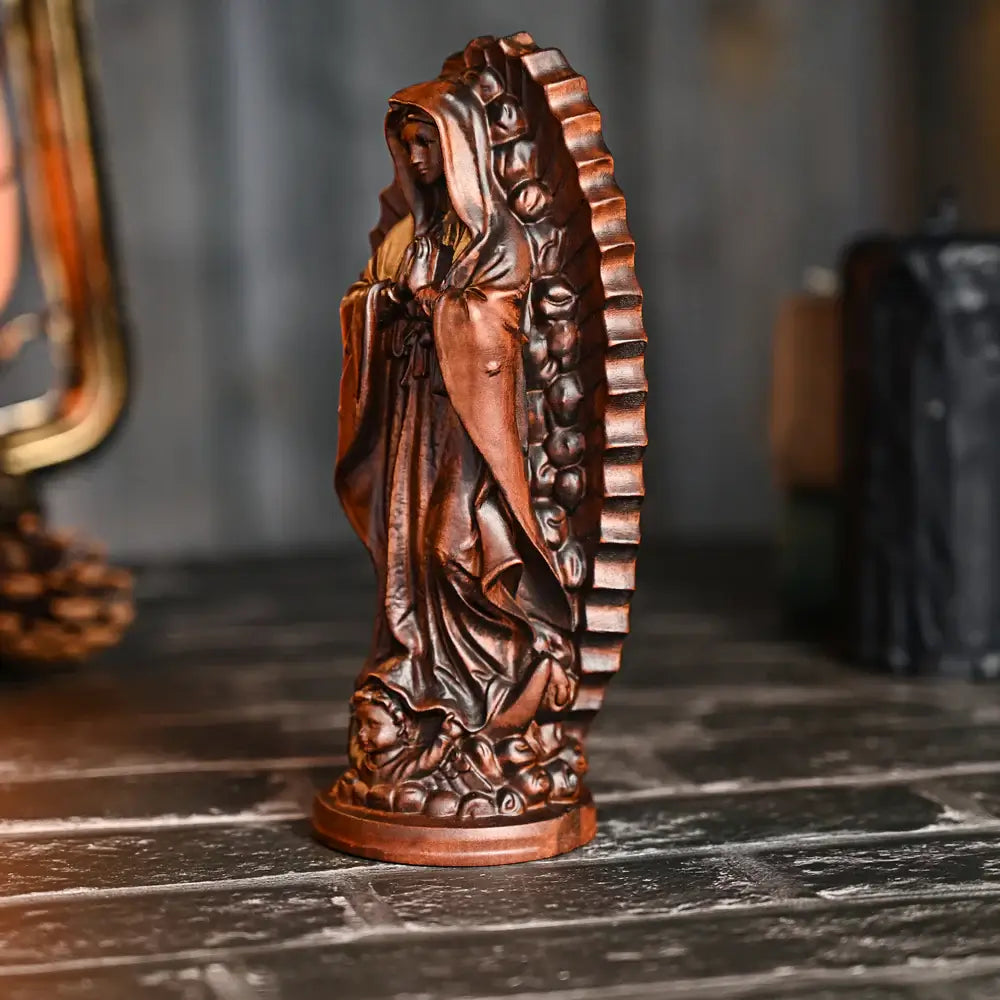 Image of Our Lady of Guadalupe in Wood-Viarello