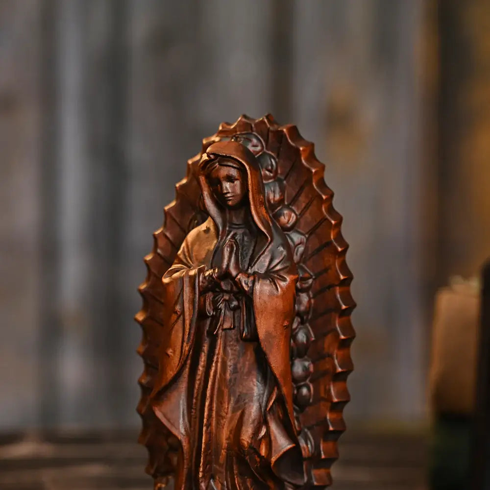 Image of Our Lady of Guadalupe in Wood-Viarello