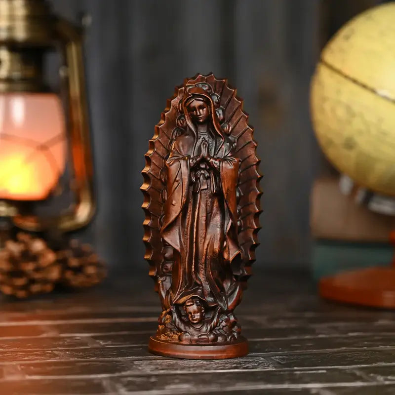 Image of Our Lady of Guadalupe in Wood-Viarello