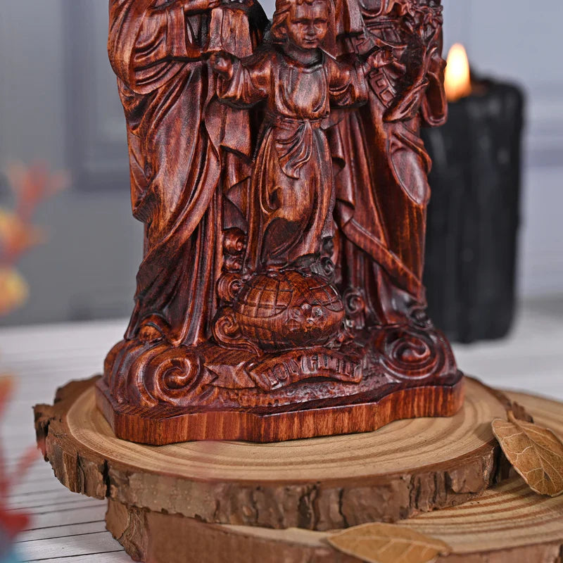Image of the Holy Family in Wood-Viarello