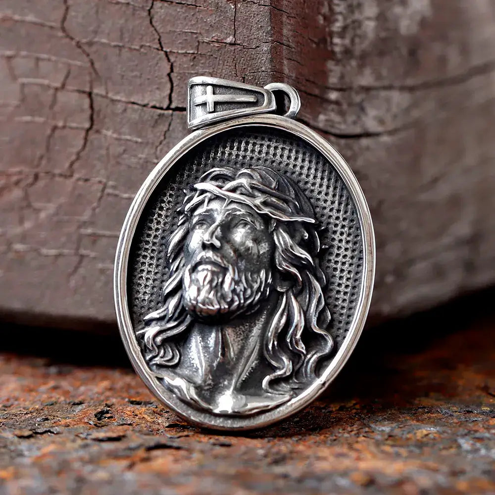 Jesus Christ Crown of Thorns Christian Necklace-Viarello