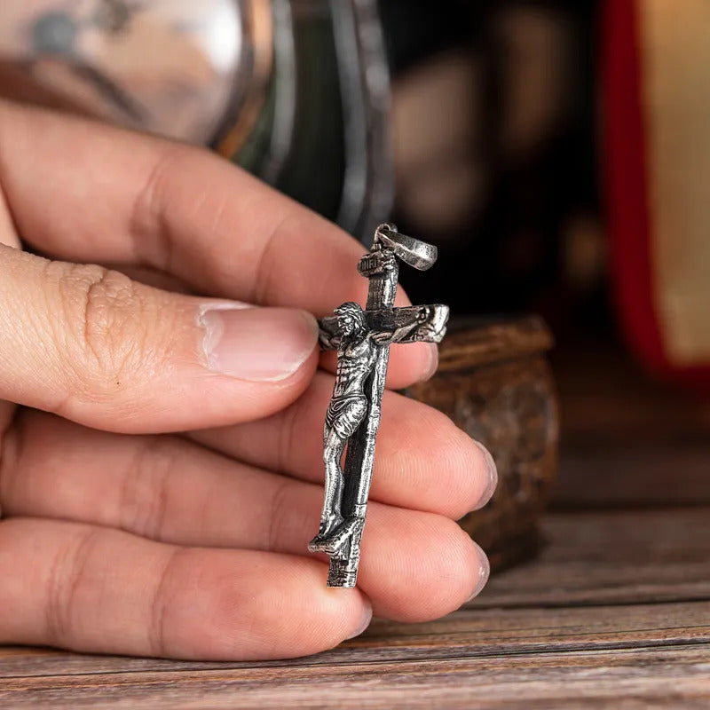 Jesus Christ Crucifix Necklace - The Crucifixion-Viarello