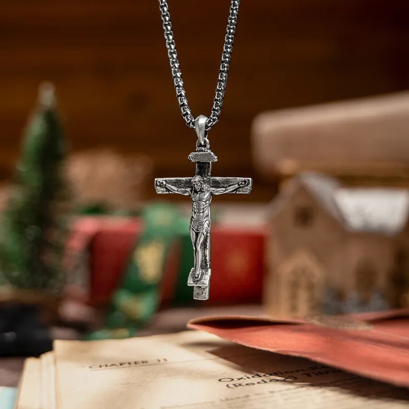 Jesus Christ Crucifix Necklace - The Crucifixion-Viarello
