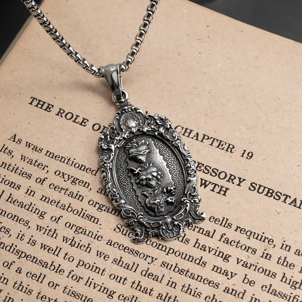 Necklace of the Three Sacred Hearts of the Holy Family-Viarello
