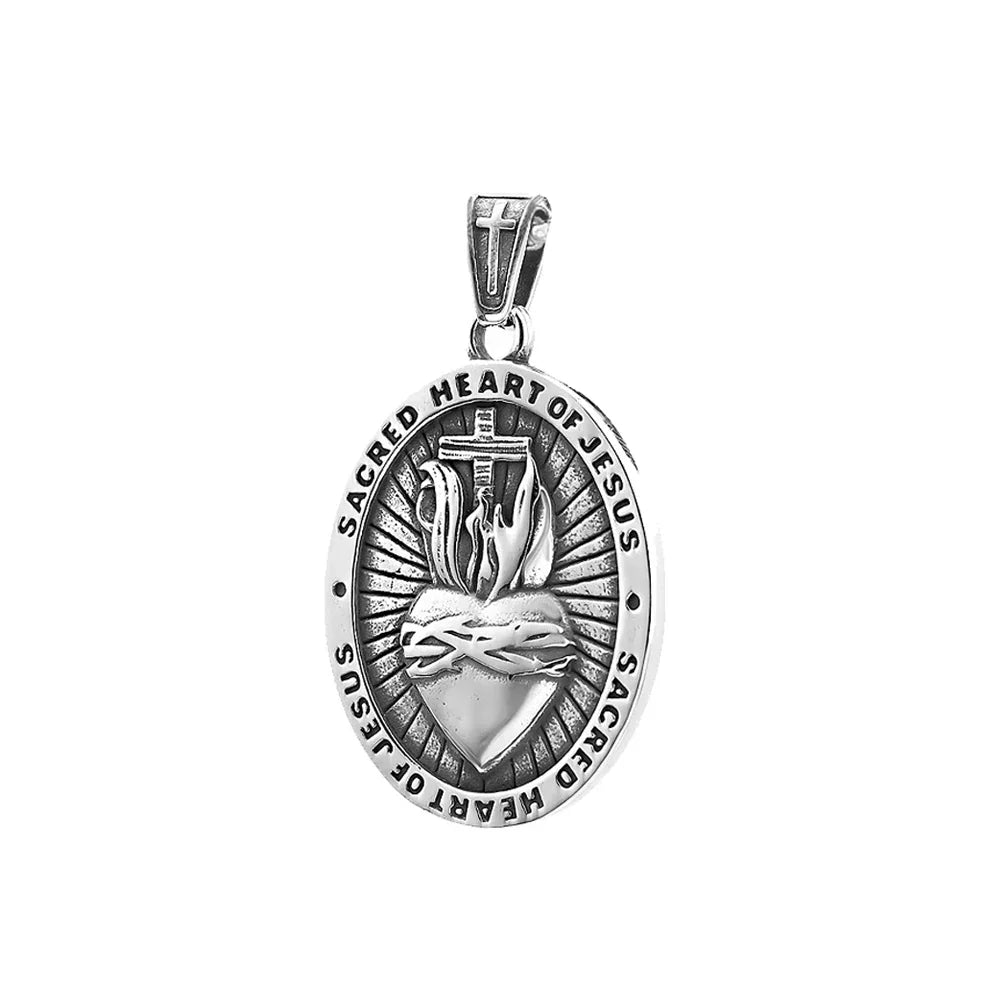 Sacred Heart of Jesus Necklace-Viarello