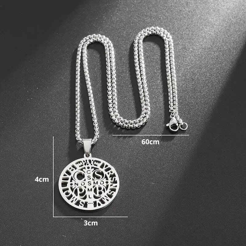 Saint Benedict Medal Necklace-Viarello