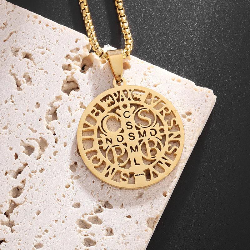 Saint Benedict Medal Necklace-Viarello