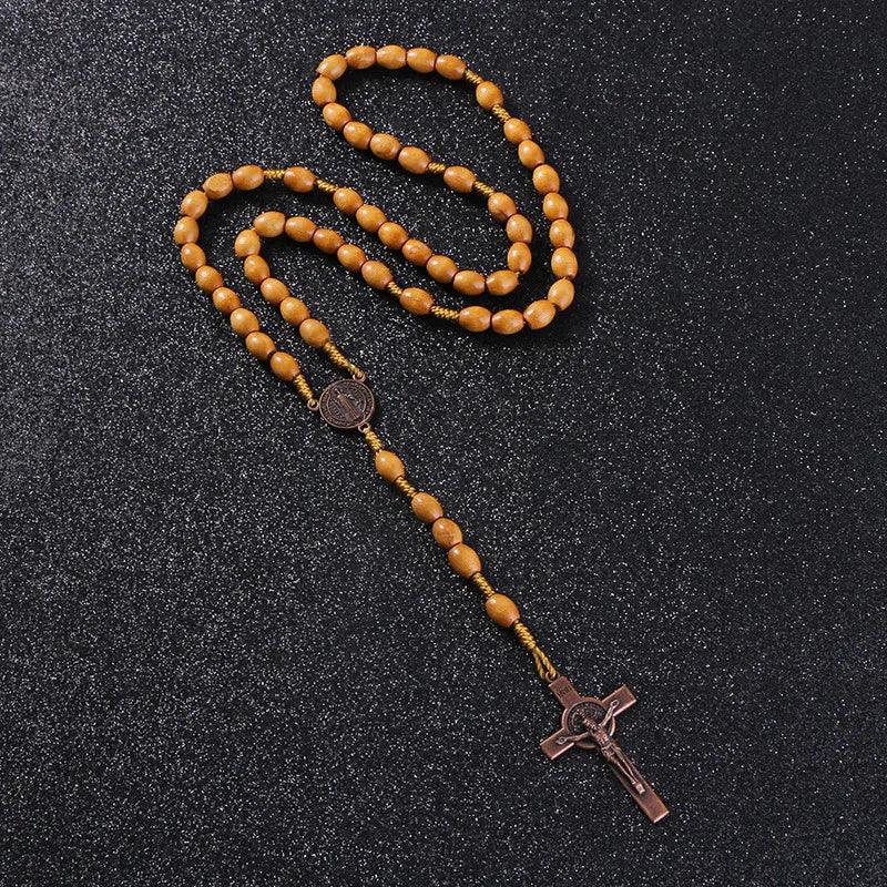 Saint Benedict Medal Rosary — Light-Viarello