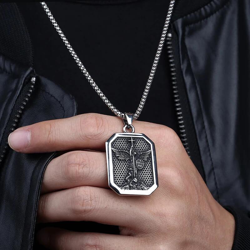 Saint Michael the Archangel Necklace-Viarello