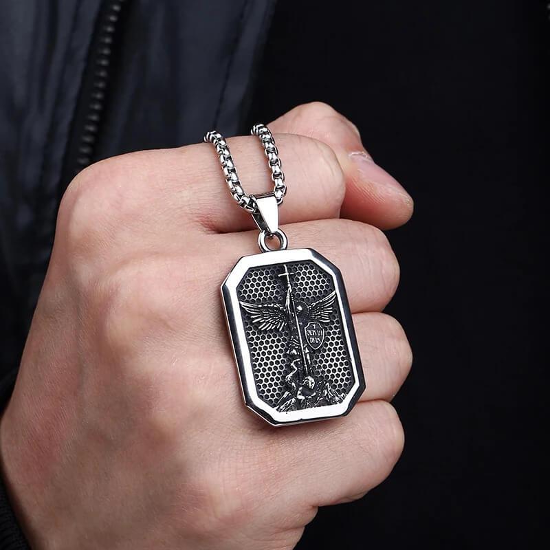Saint Michael the Archangel Necklace-Viarello