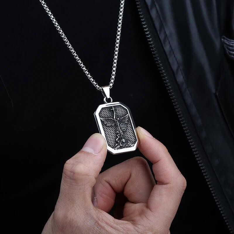 Saint Michael the Archangel Necklace-Viarello