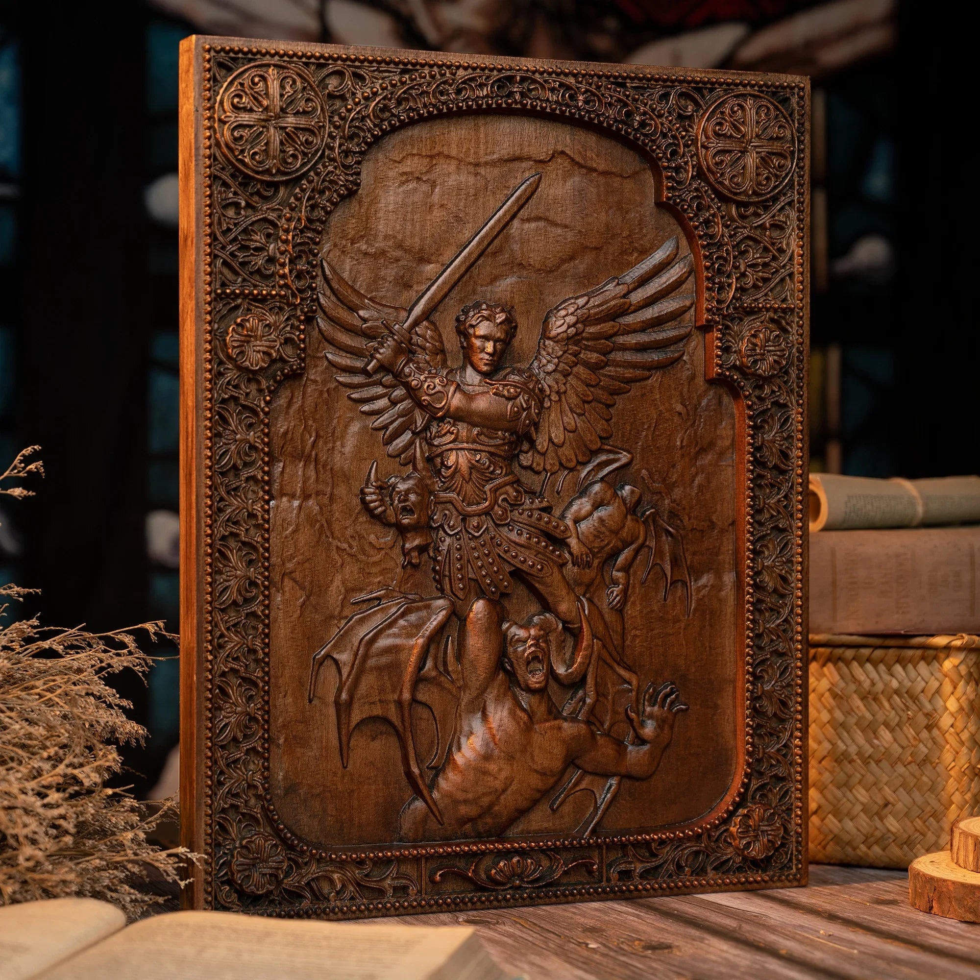 Sculpture of Saint Michael the Archangel - The Sword-Viarello