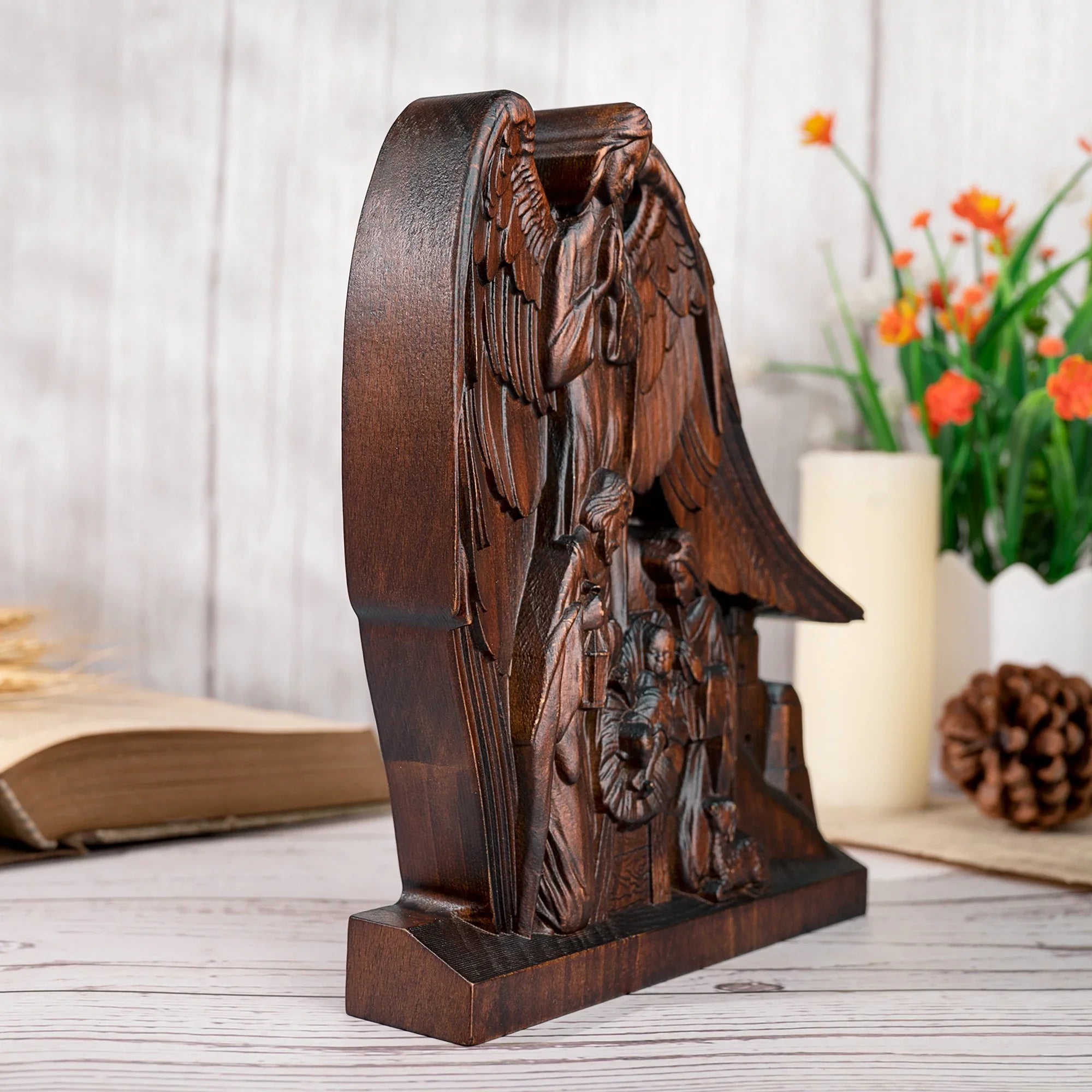 Sculpture of the Holy Family and Guardian Angel-Viarello