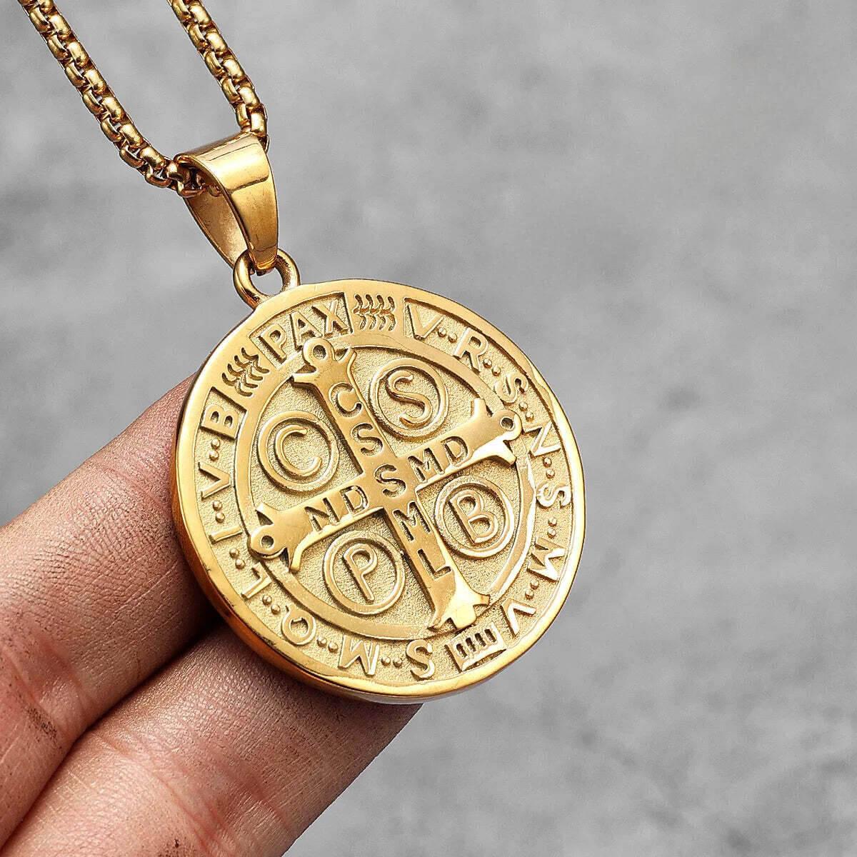 St. Benedict Medal Necklace-Viarello
