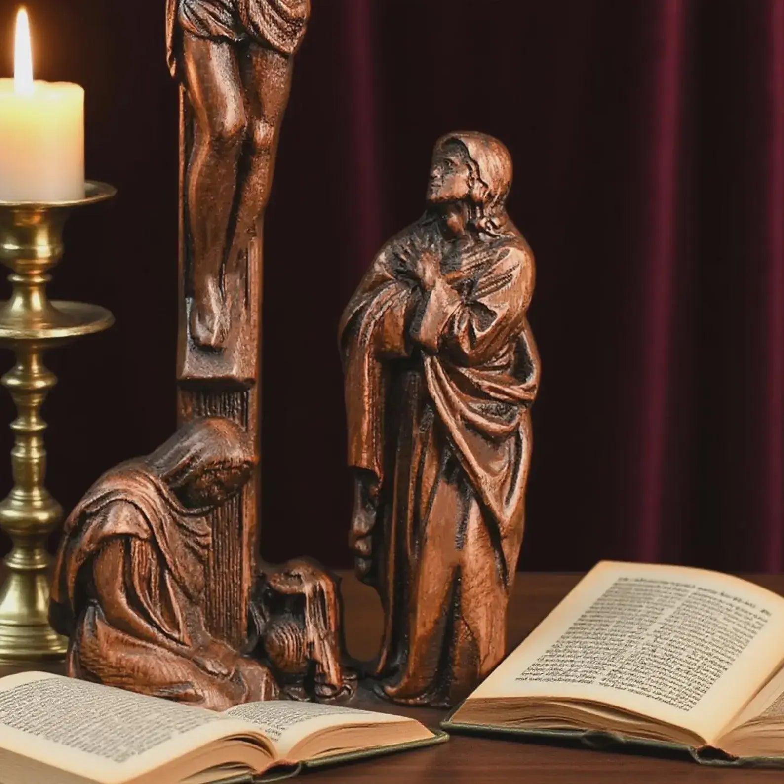 Wooden Crucifix-Viarello