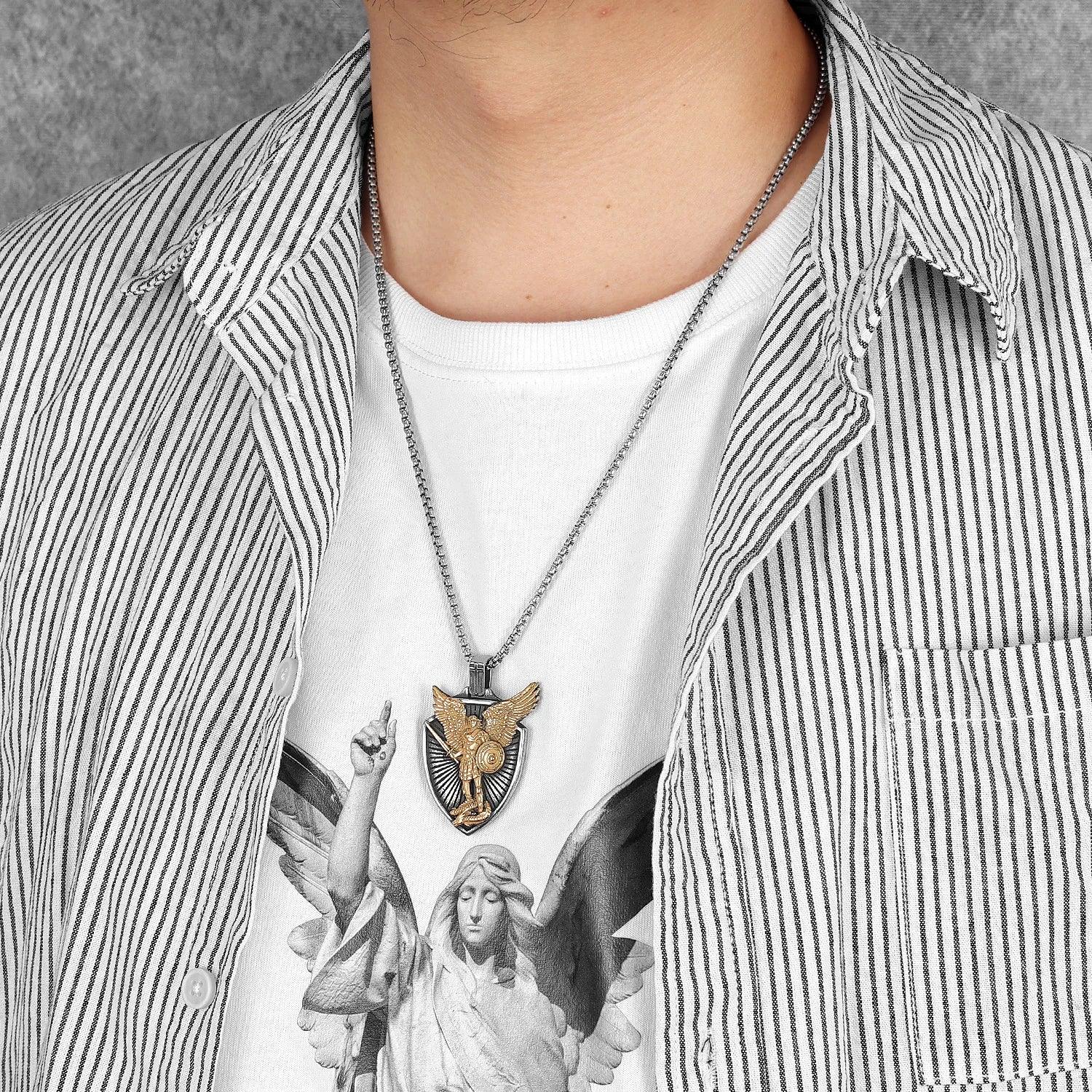 Archangel Michael Wings Necklace-Viarello