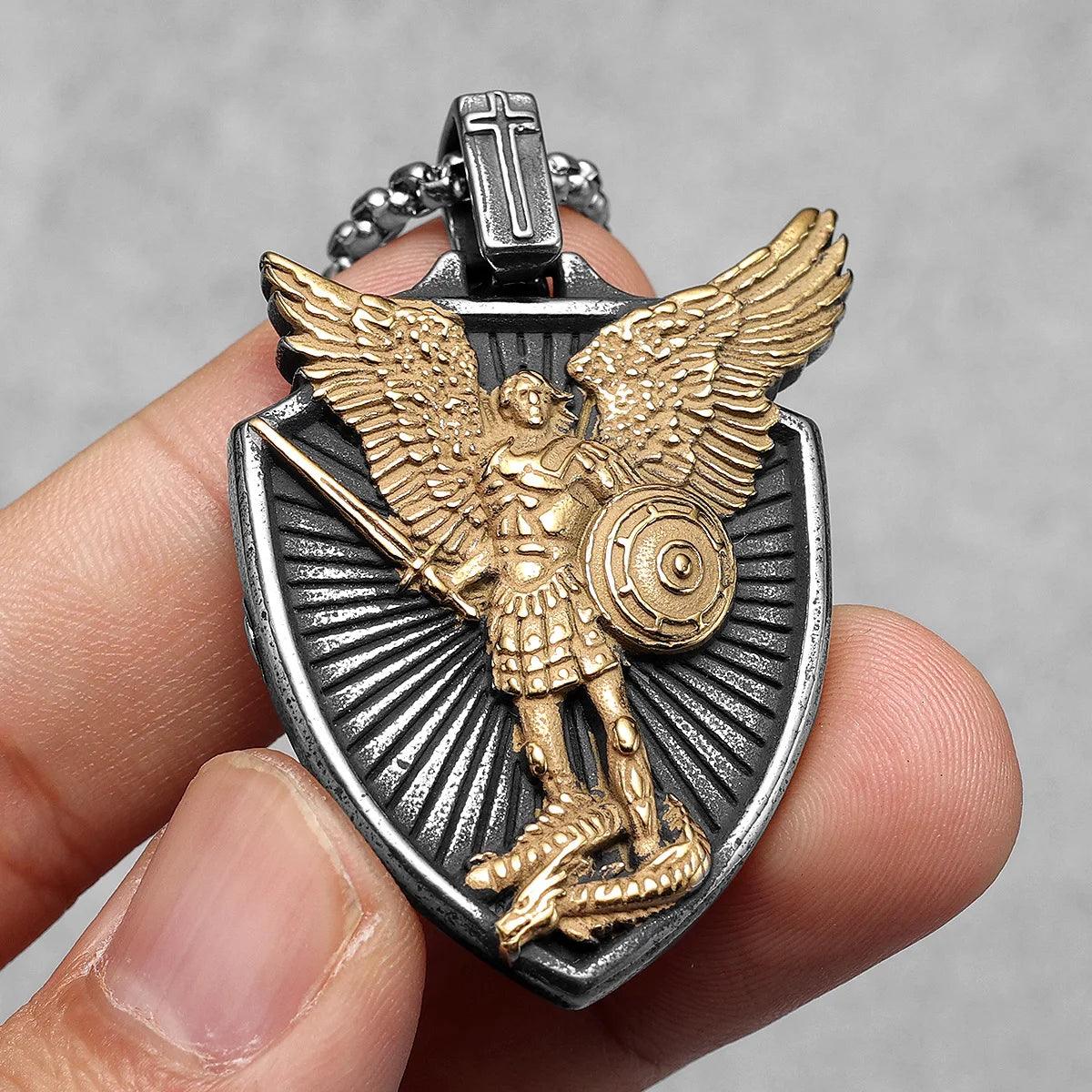 Archangel Michael Wings Necklace-Viarello