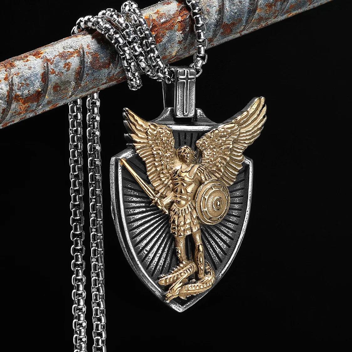 Archangel Michael Wings Necklace-Viarello