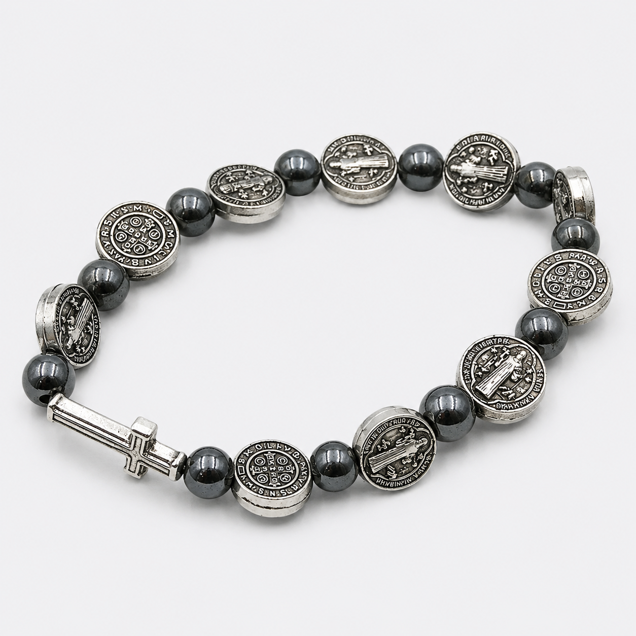 Devotional Saint Benedict Bracelet-Viarello