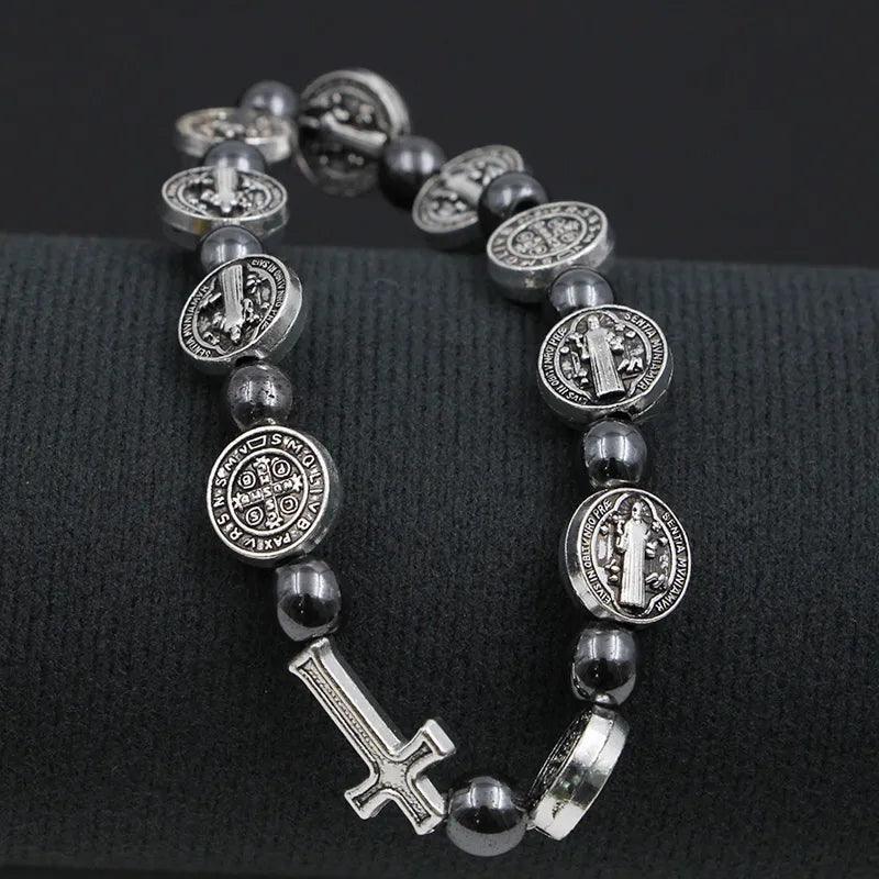 Devotional Saint Benedict Bracelet-Viarello