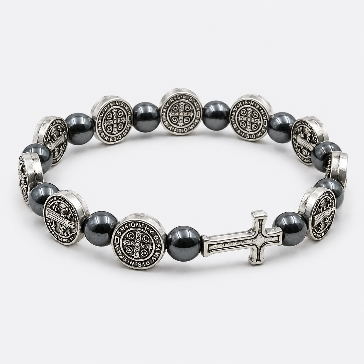 Devotional Saint Benedict Bracelet-Viarello