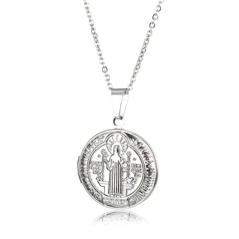 Double-sided St. Benedict necklace-Viarello