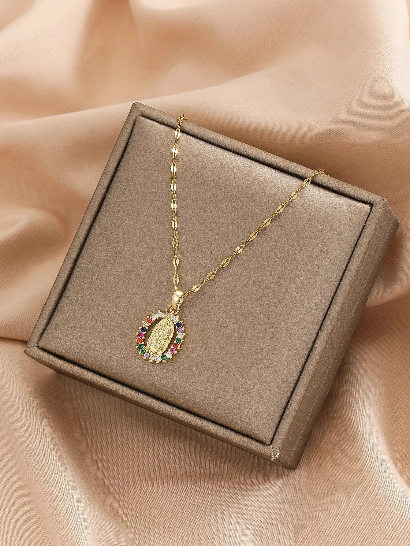 Guadalupe Women's Necklace with Zircon-Viarello