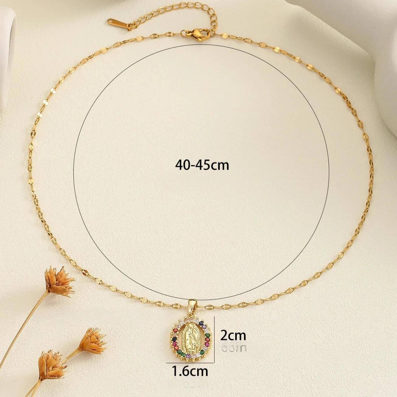 Guadalupe Women's Necklace with Zircon-Viarello