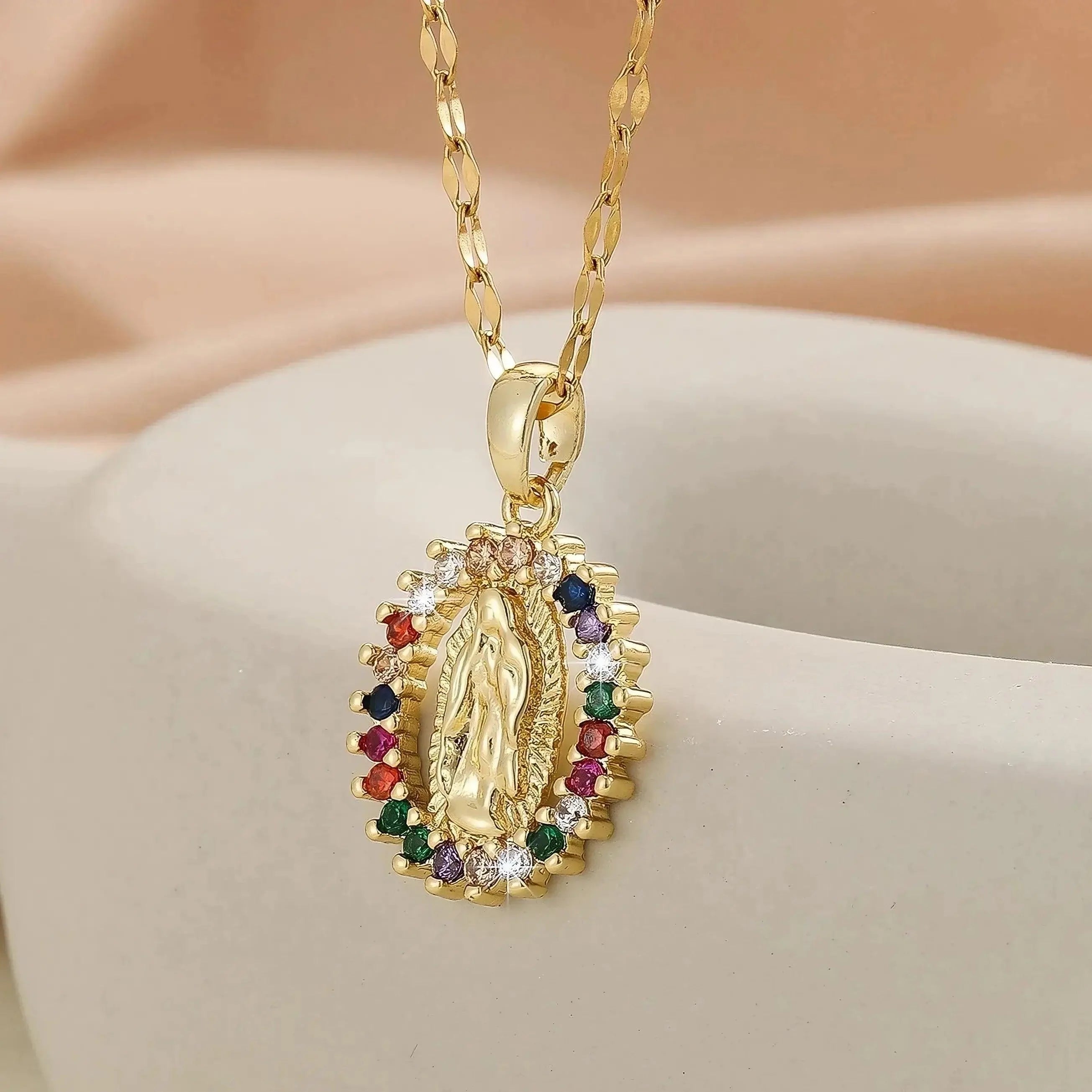 Guadalupe Women's Necklace with Zircon-Viarello