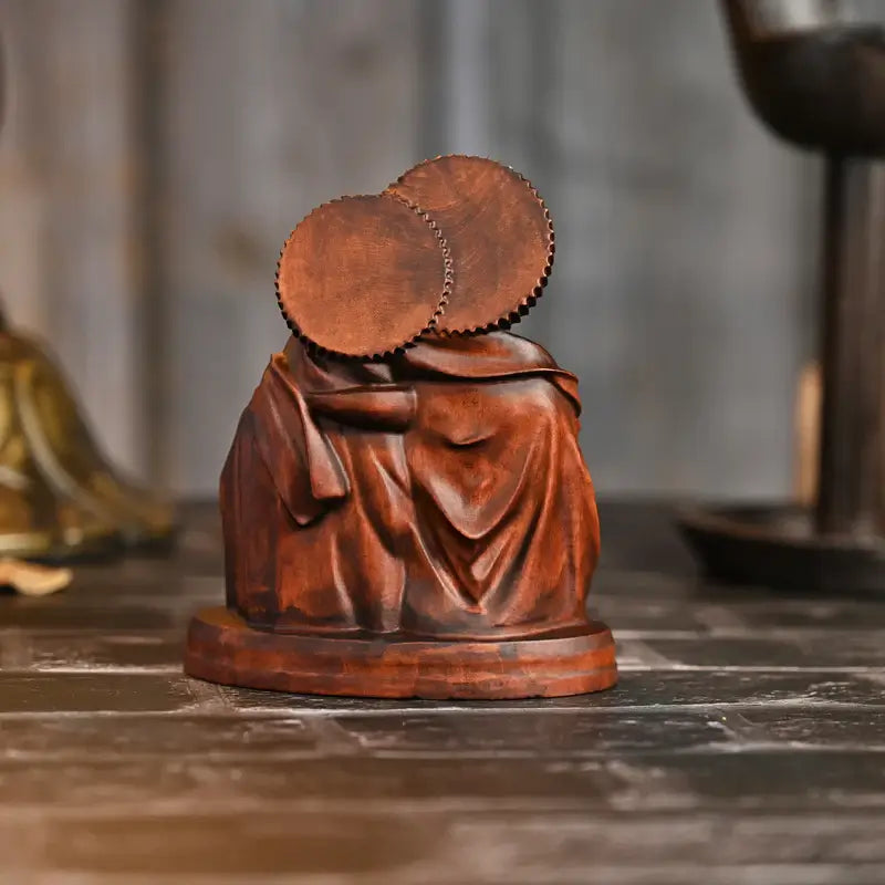 Holy Family Image in Wood-Viarello