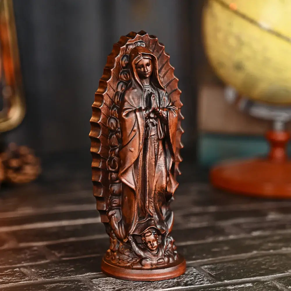 Image of Our Lady of Guadalupe in Wood-Viarello