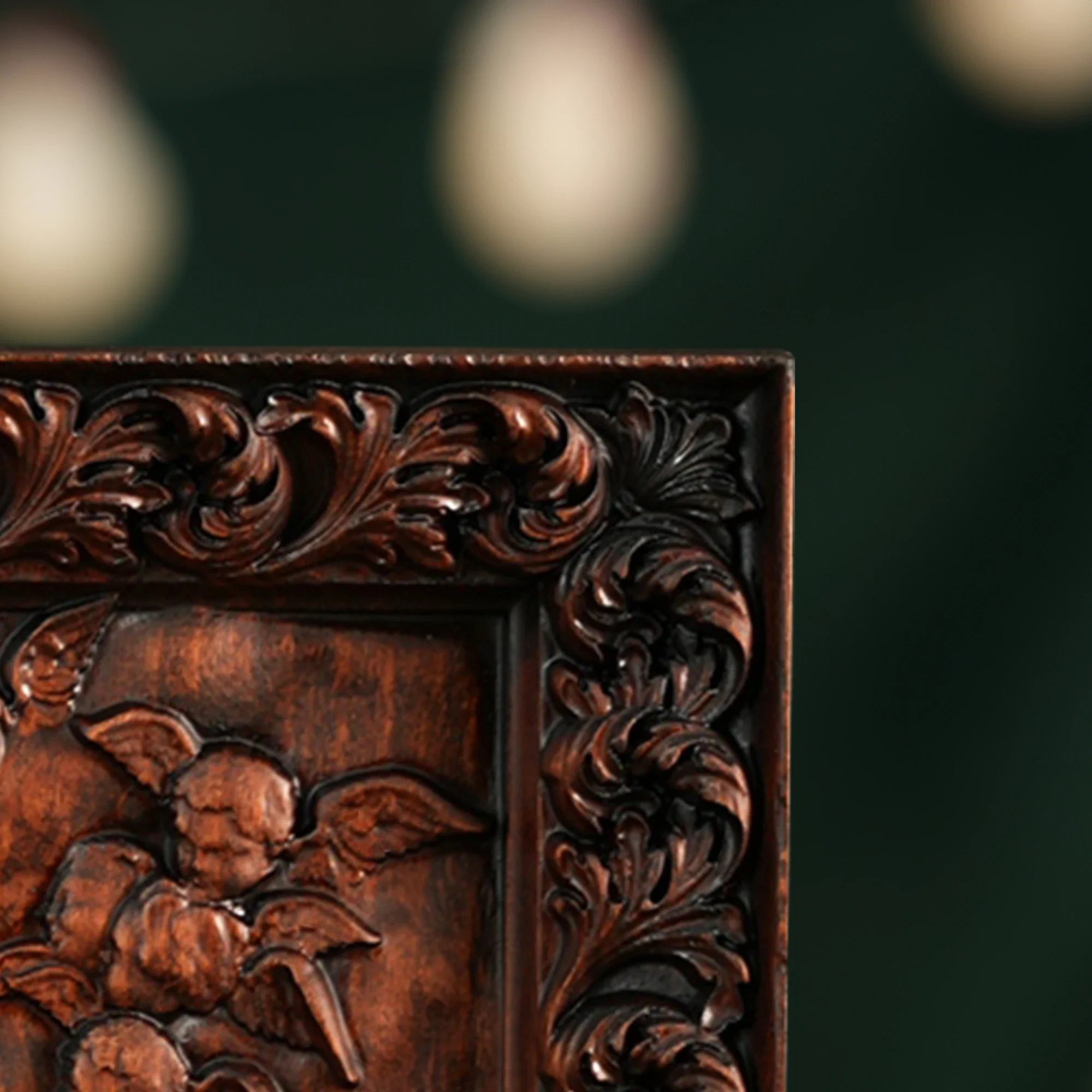Immaculate Conception Painting in Wood-Viarello
