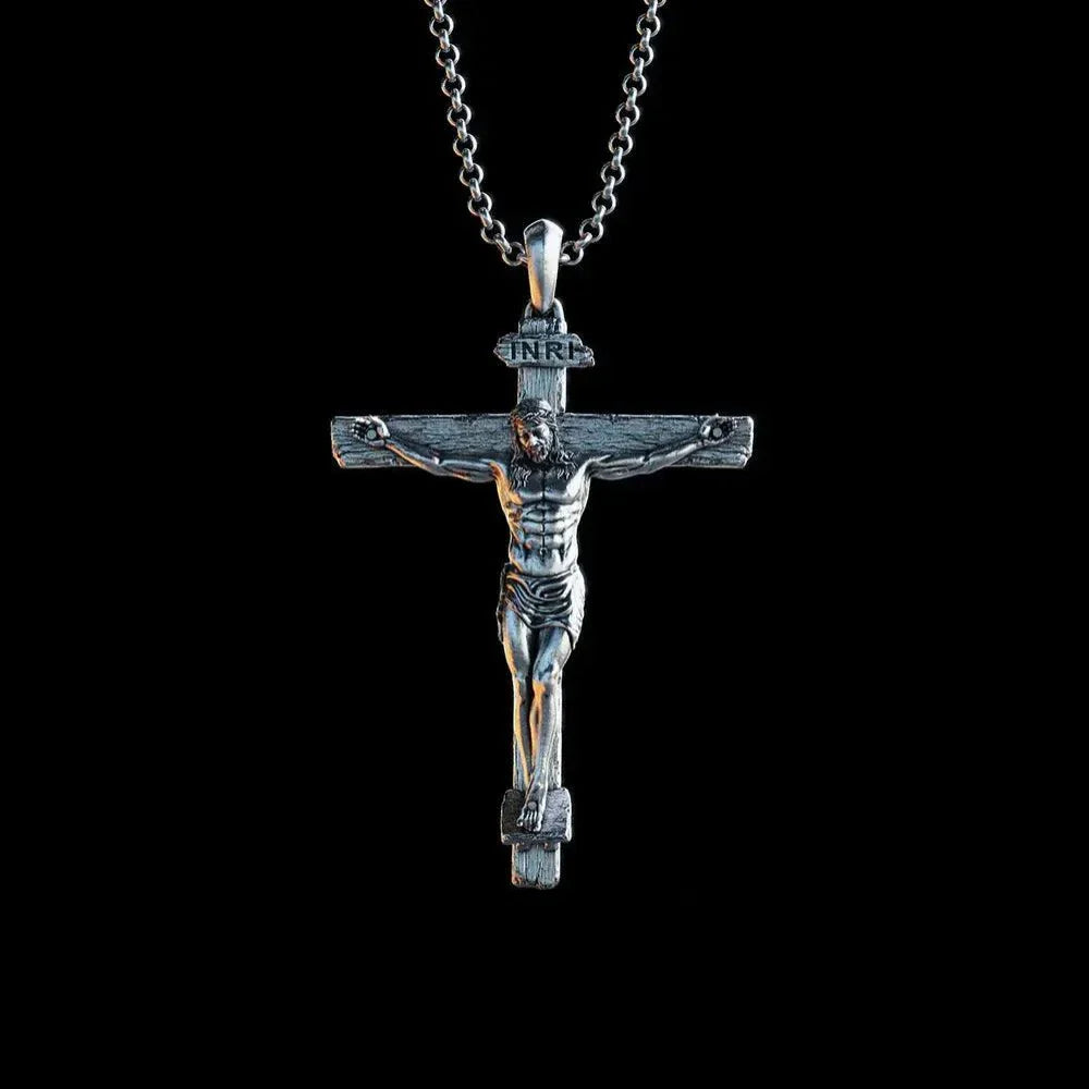 Jesus Christ Crucifix Necklace - The Crucifixion-Viarello