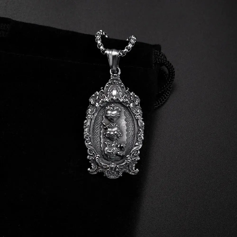 Necklace of the Three Sacred Hearts of the Holy Family-Viarello