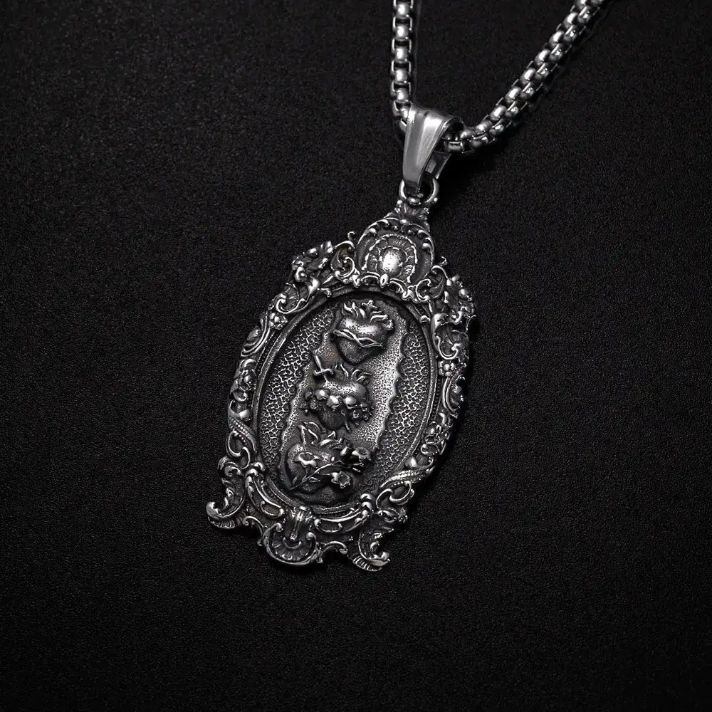 Necklace of the Three Sacred Hearts of the Holy Family-Viarello