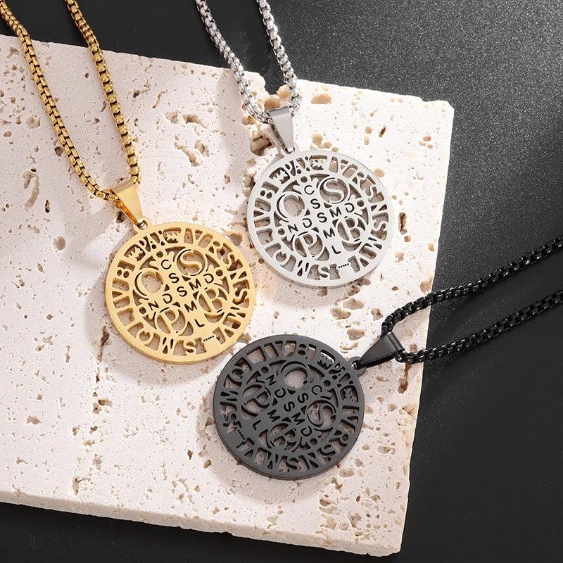 Saint Benedict Medal Necklace-Viarello