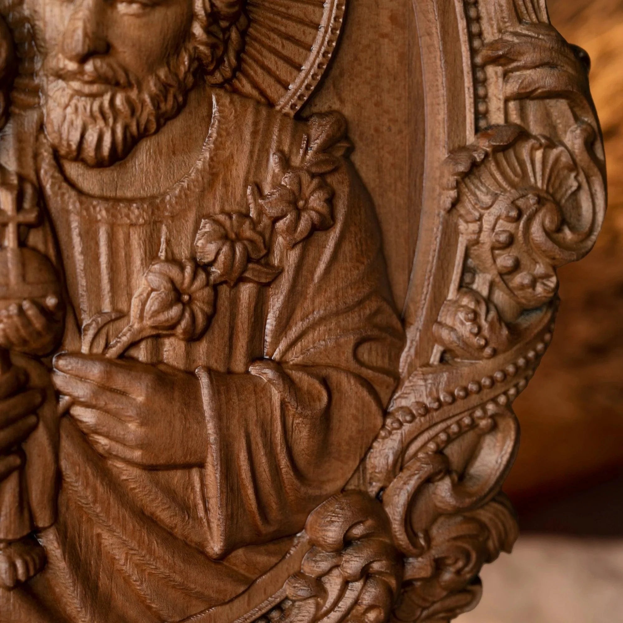 Sculpture of Saint Joseph and the Child Jesus-Viarello
