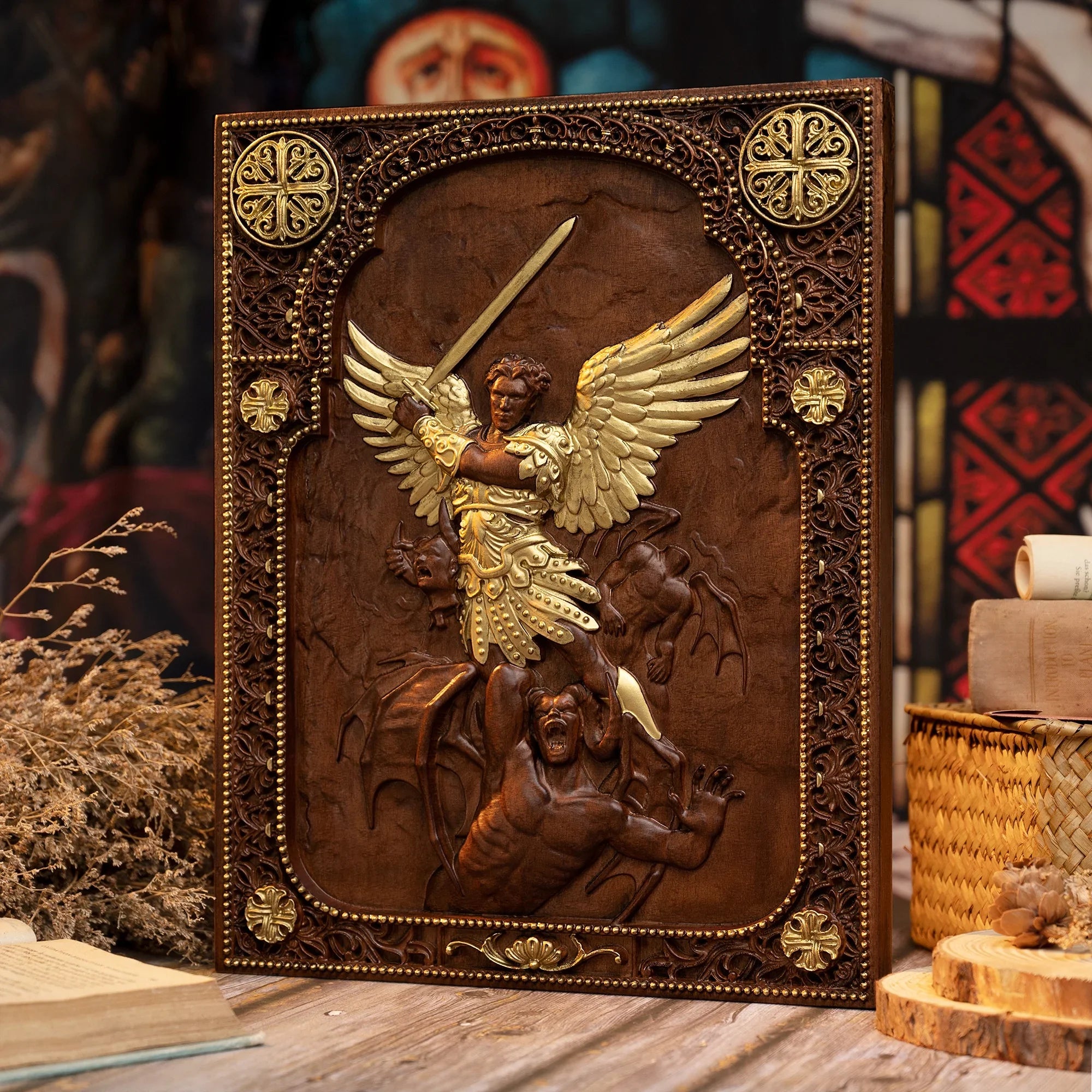 Sculpture of Saint Michael the Archangel - The Sword-Viarello