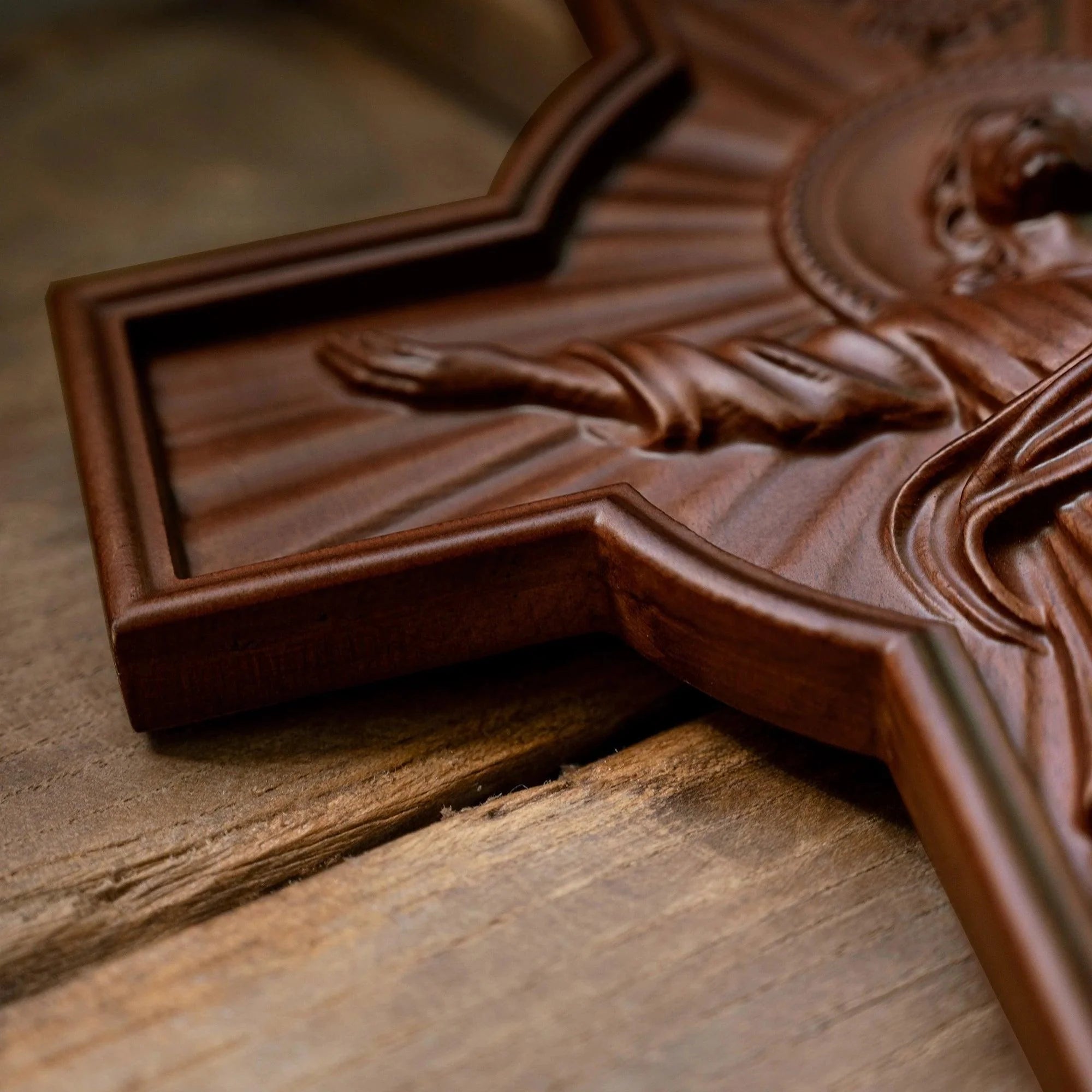 Sculpture of the Ascension of Jesus Christ in Wood-Viarello