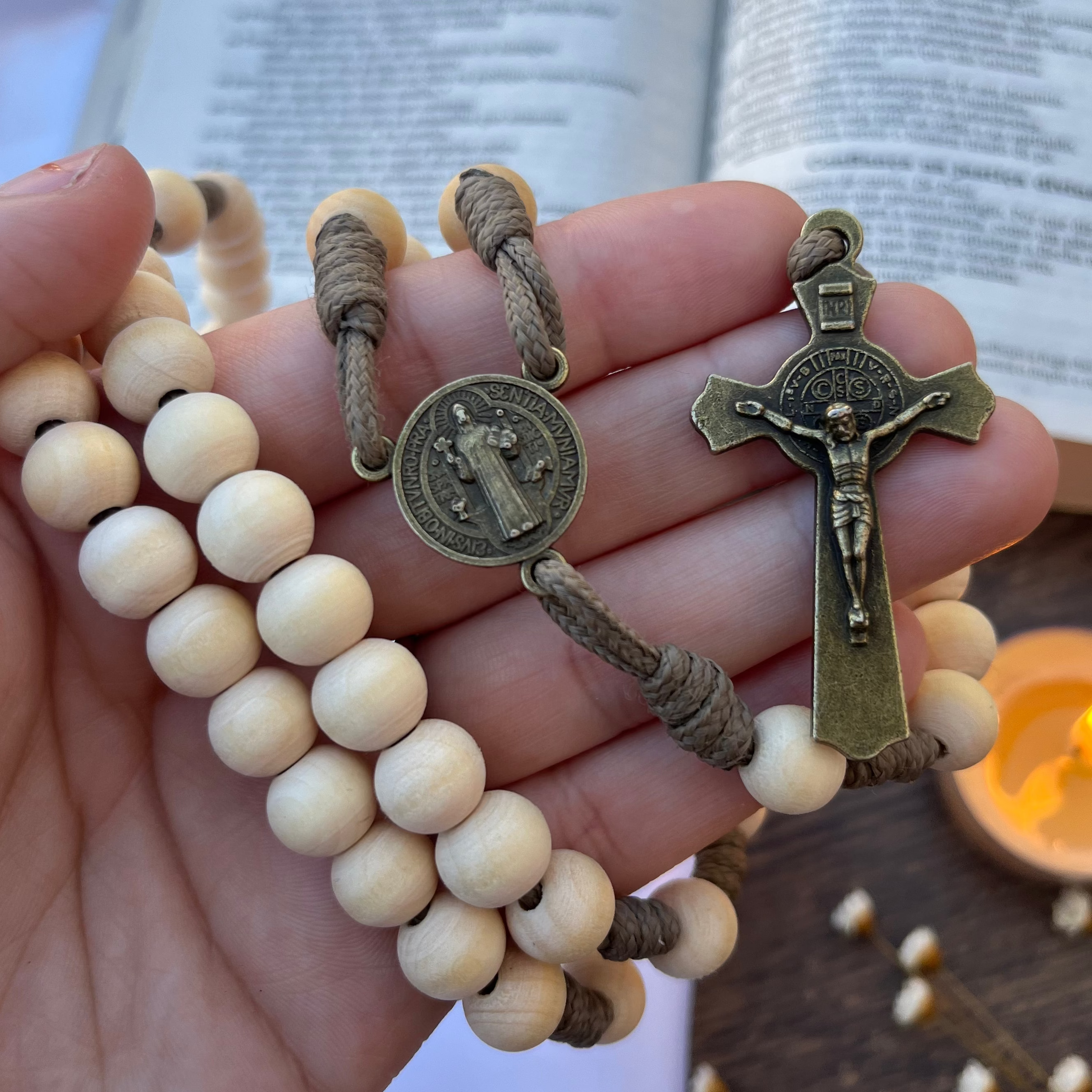 Serene Flame Rosary – Saint Benedict-Viarello