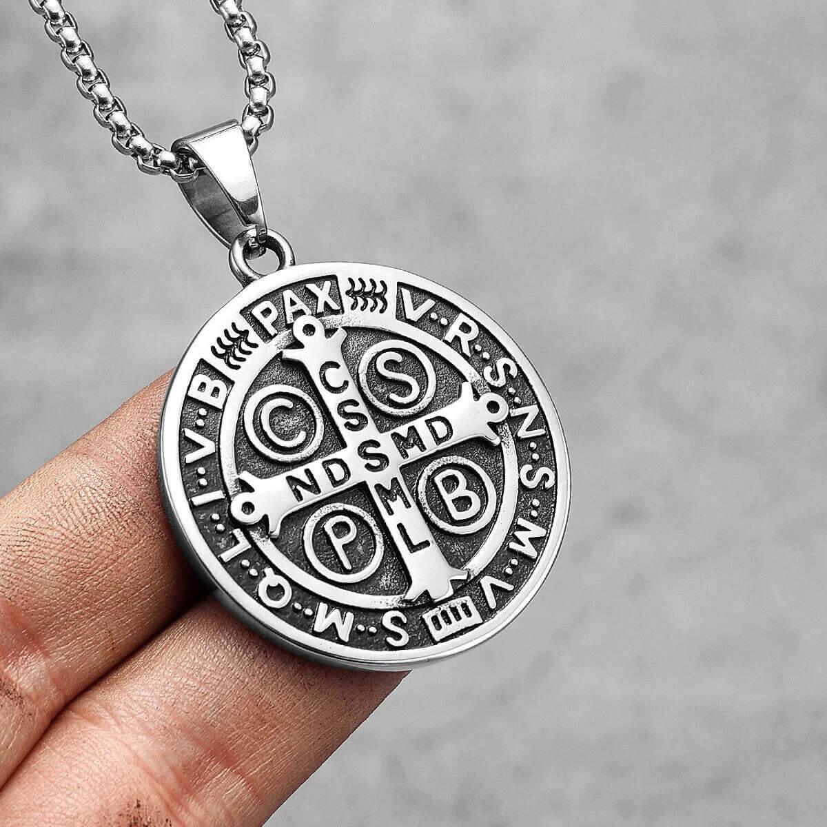 St. Benedict Medal Necklace-Viarello