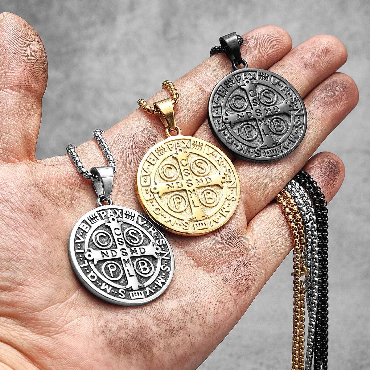 St. Benedict Medal Necklace-Viarello