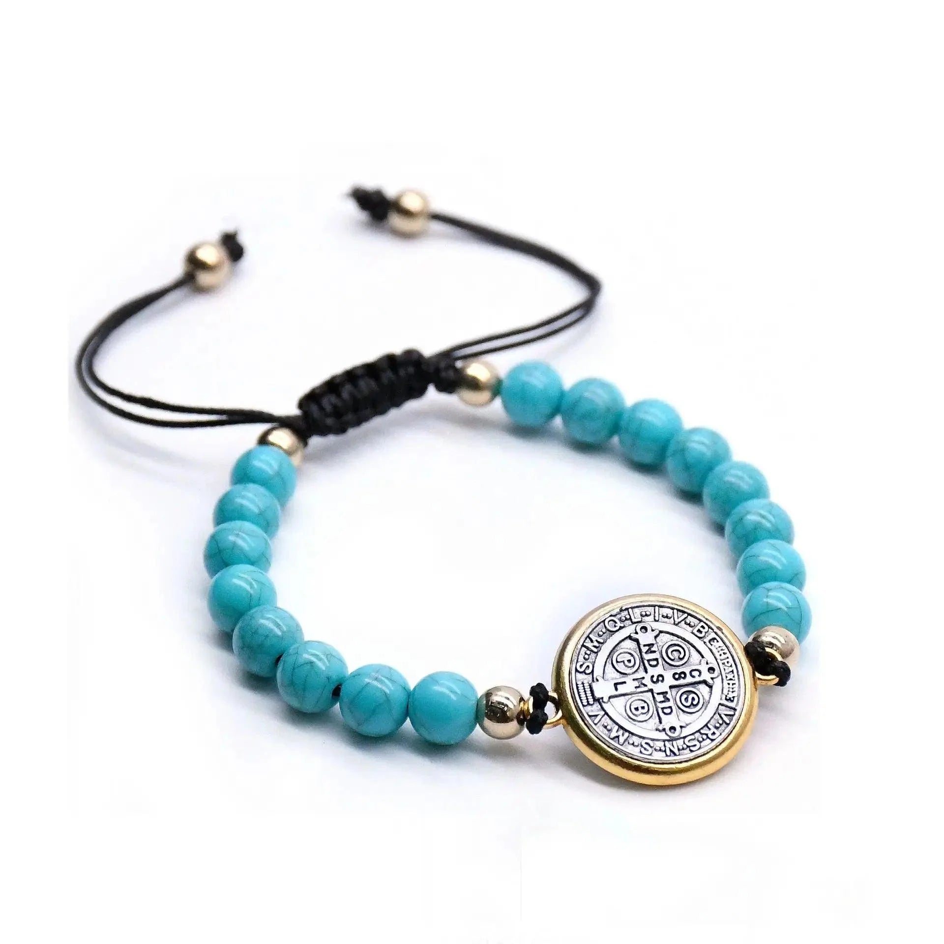 Turquoise Stone Bracelet Saint Benedict-Viarello